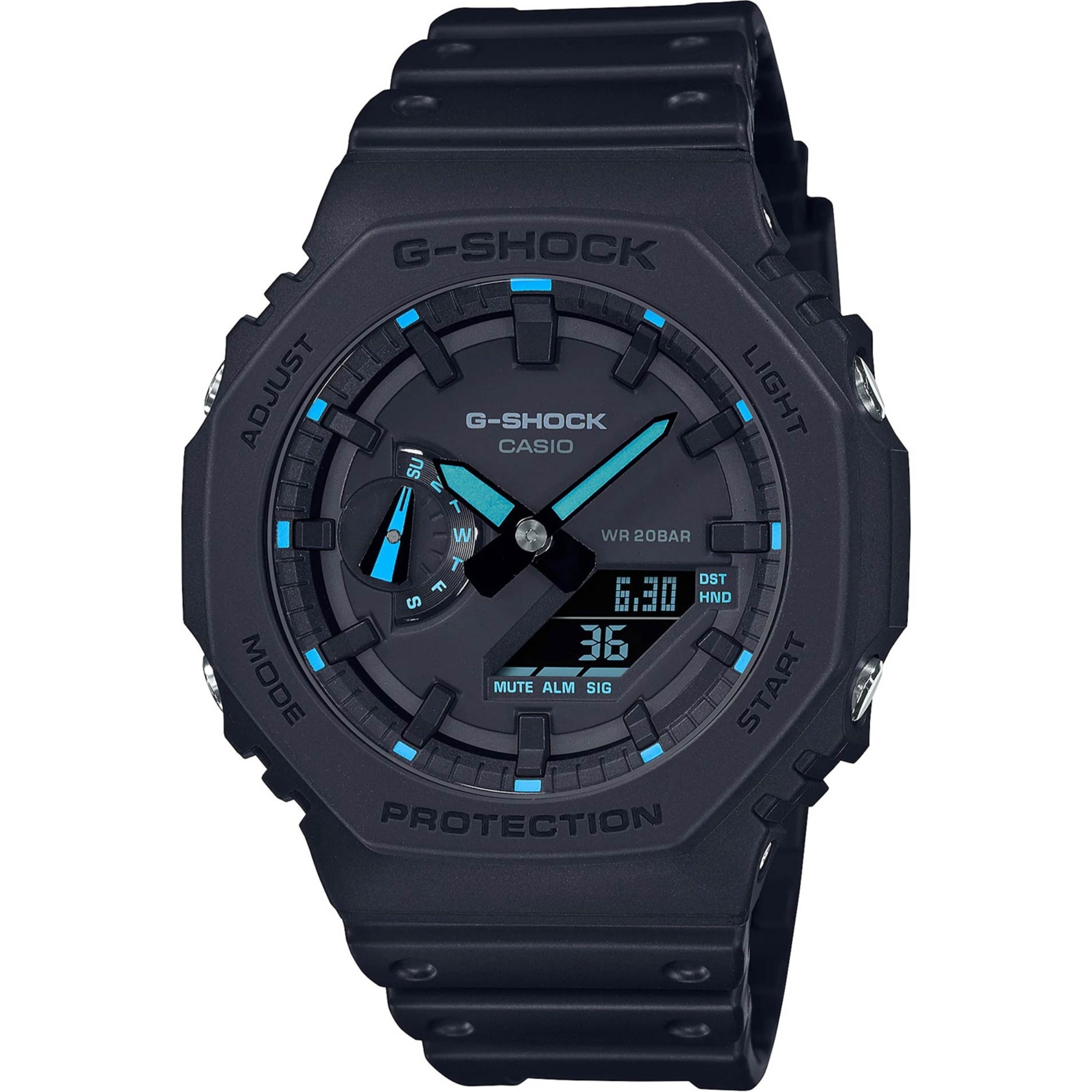 ساعت مچی مردانه کاسیو جی شاک مدل GA-2100-1A2