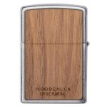 فندک زیپو اورجینال مدل woodchuk walnut leaves 49708200