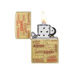 فندک بنزینی زیپو مدل ZIPPO LOGOS DESIGN 48267 48703