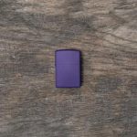 فندک بنزینی زیپو مدل REG PURPLE MATTE 237